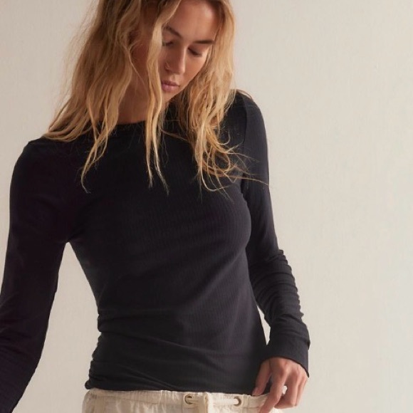 Free People Tops - Free People NWOT So Soft Seamless Modal Long Sleeve